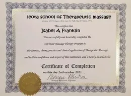 Certified massage therapist available for all types of massage and bodyrubs both Incall and Outcall